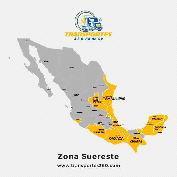 Zona Sureste Transportes 360